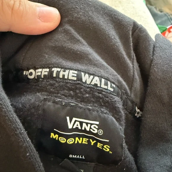 Vans x Moon Eyes Black and Yellow Kids Hoodie - Picture 3 of 3